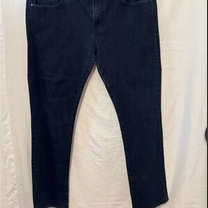Men's Dark Indigo Straight Jeans